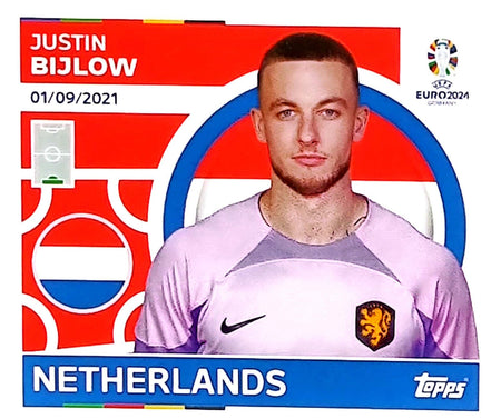 Uefa Euro Germany 2024 GRUPO D NETHERLAND JUSTIN BIJLOW Nº 4