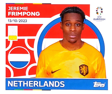 Uefa Euro Germany 2024 GRUPO D NETHERLAND JEREMIE FRIMPONG Nº 5