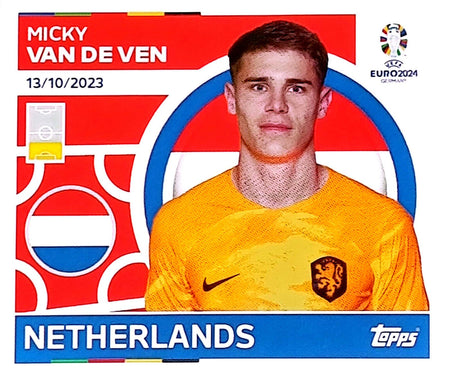 Uefa Euro Germany 2024 GRUPO D NETHERLAND MICKY VAN DE VEN Nº 6