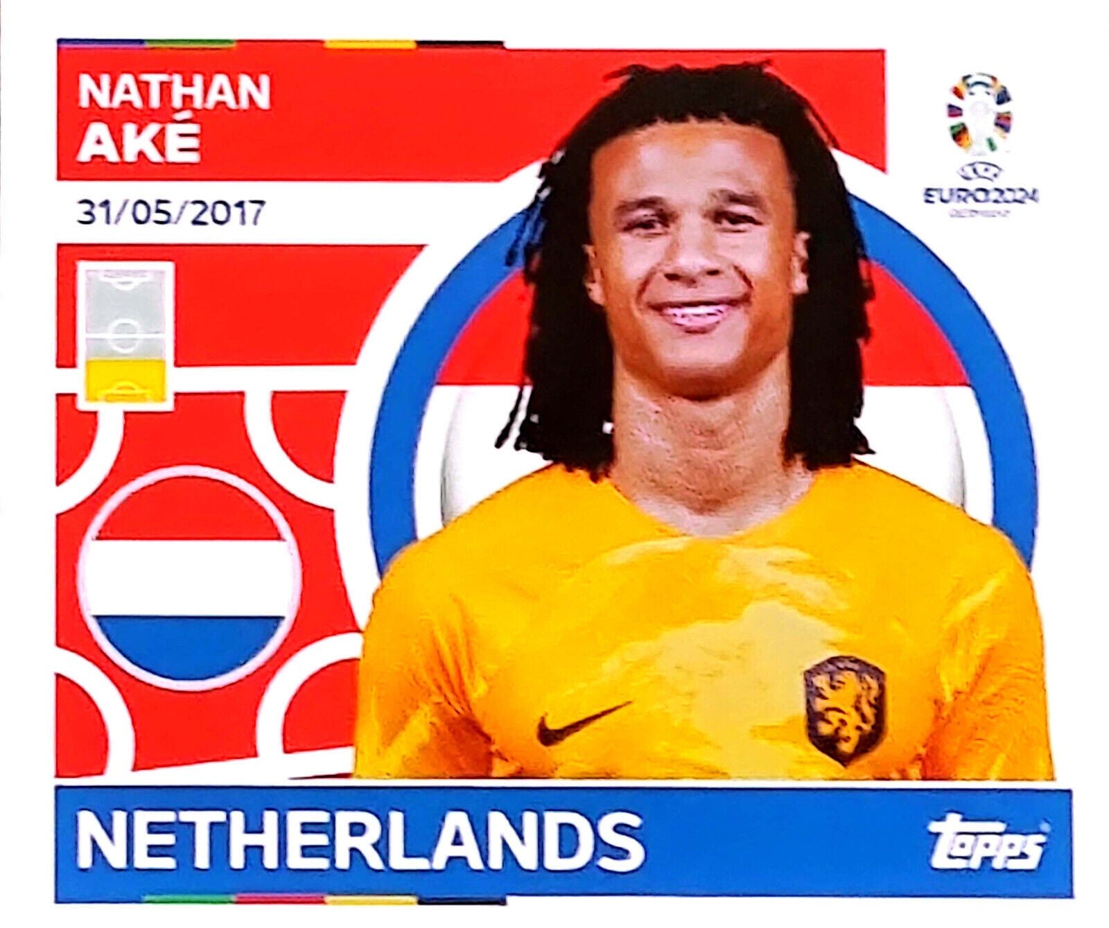 Uefa Euro Germany 2024 GRUPO D NETHERLAND NATHAN AKE Nº 12