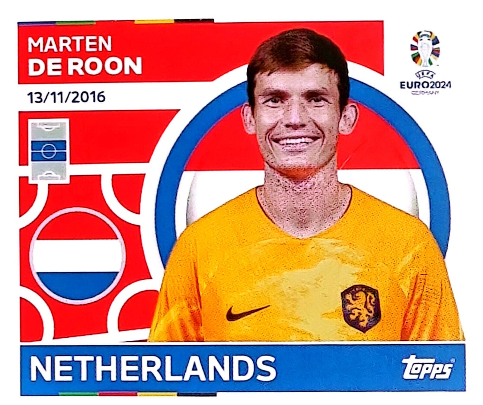 Uefa Euro Germany 2024 GRUPO D NETHERLAND MARTEN DE ROON Nº 14