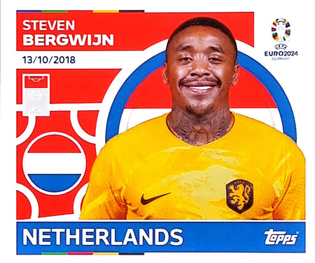 Uefa Euro Germany 2024 GRUPO D NETHERLAND STEVEN BERGWIJN Nº 20