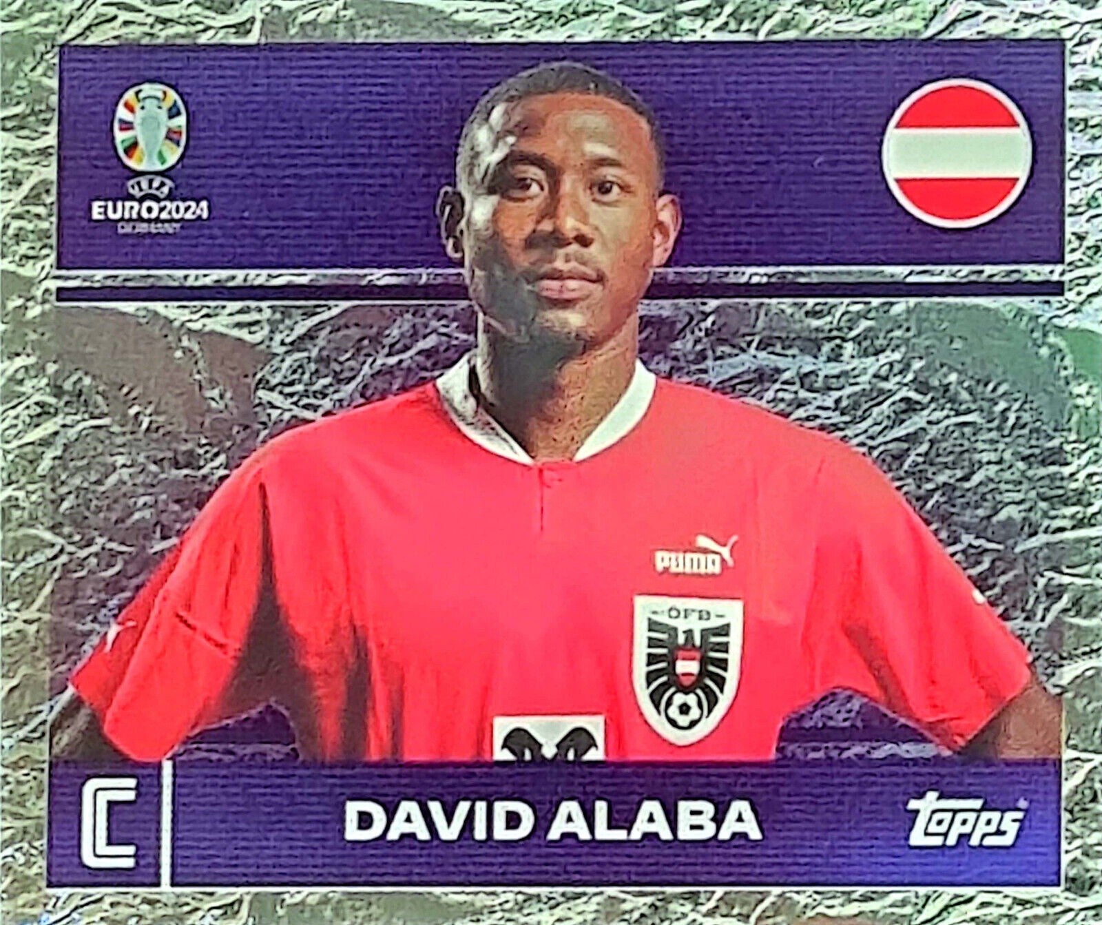 Uefa Euro Germany 2024 GRUPO D AUSTRIA DAVID ALABA Nº 2
