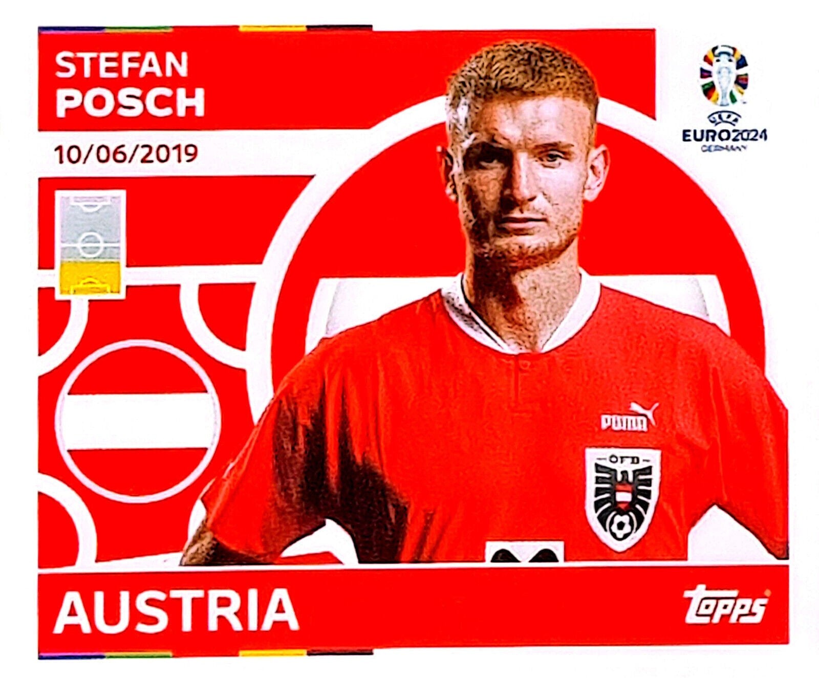Uefa Euro Germany 2024 GRUPO D AUSTRIA STEFAN POSCH Nº 5