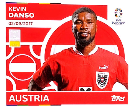 Uefa Euro Germany 2024 GRUPO D AUSTRIA KEVIN DANSO Nº 9