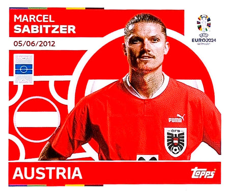 Uefa Euro Germany 2024 GRUPO D AUSTRIA MARCEL SABITZER Nº 10