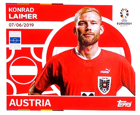Uefa Euro Germany 2024 GRUPO D AUSTRIA KONRAD LAIMER Nº 14