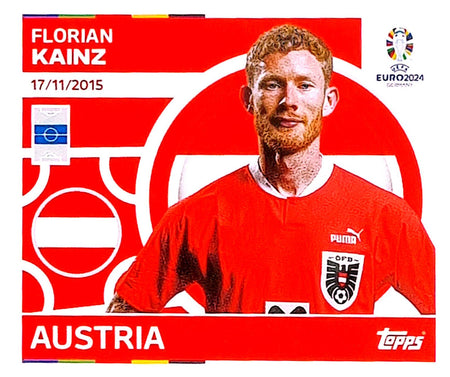 Uefa Euro Germany 2024 GRUPO D AUSTRIA FLORIAN KAINZ Nº 16
