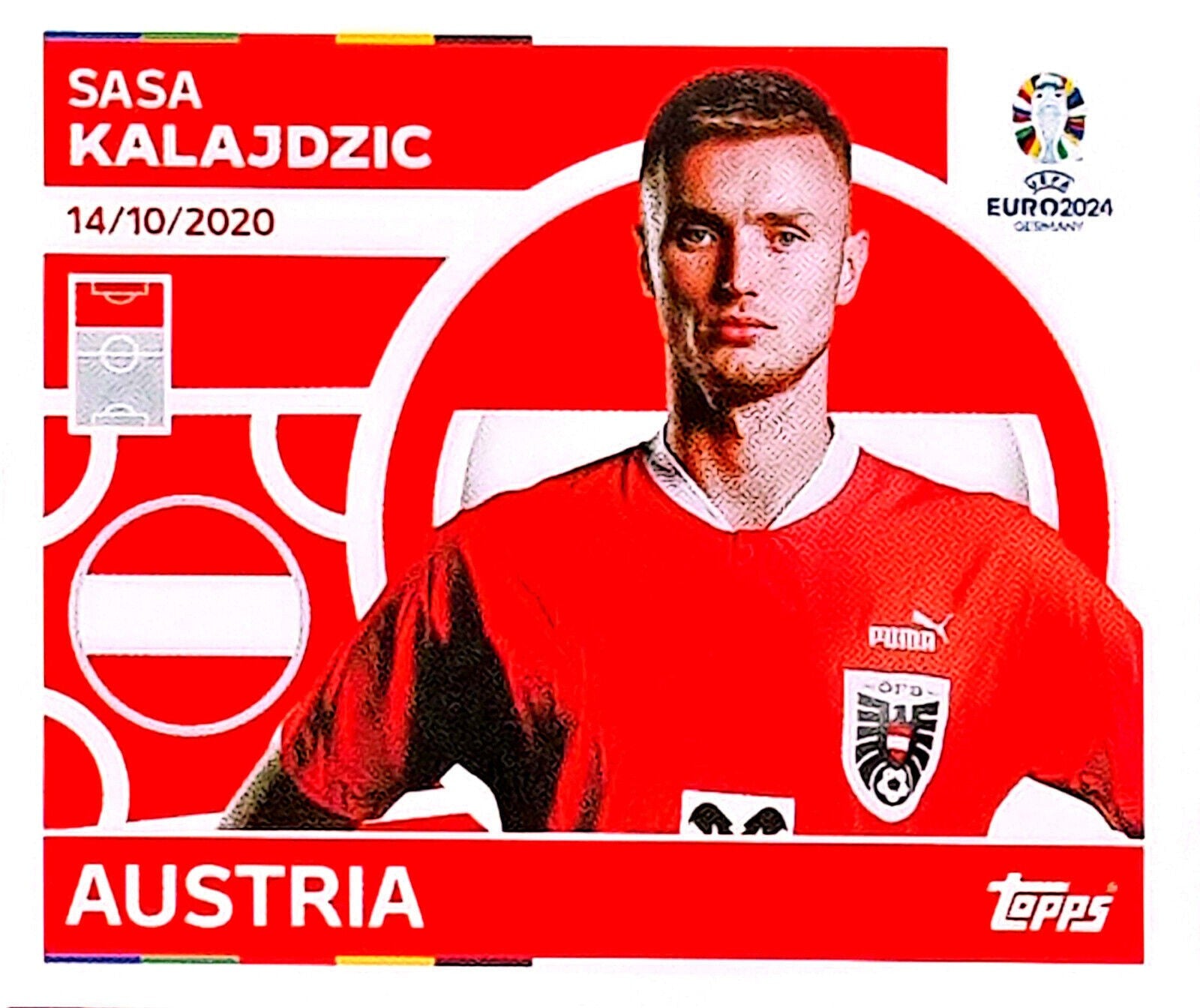 Uefa Euro Germany 2024 GRUPO D AUSTRIA SASA KALAJDZIC Nº 19