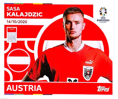 Uefa Euro Germany 2024 GRUPO D AUSTRIA SASA KALAJDZIC Nº 19