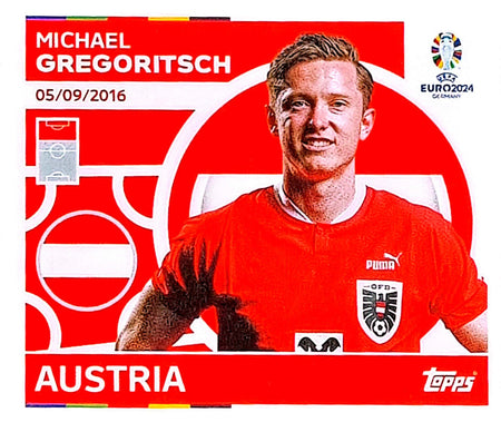 Uefa Euro Germany 2024 GRUPO D AUSTRIA MICHAEL  GREGORITSCHNº 21