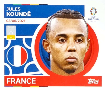 Uefa Euro Germany 2024 GRUPO D FRANCE JULES KOUNDE Nº 6