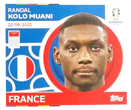Uefa Euro Germany 2024 GRUPO D FRANCE RANDAL KOLO MUANI Nº 17