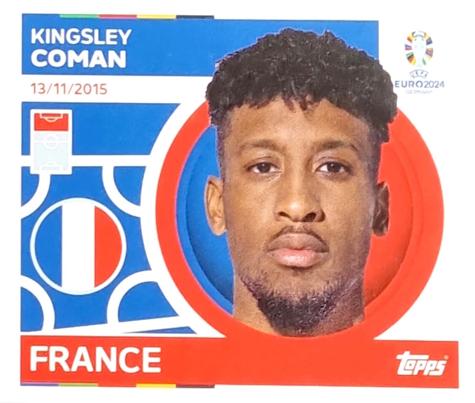 Uefa Euro Germany 2024 GRUPO D FRANCE KINGSLEY COMAN Nº 19
