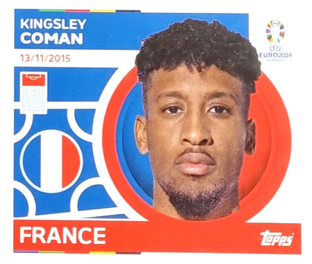 Uefa Euro Germany 2024 GRUPO D FRANCE KINGSLEY COMAN Nº 19