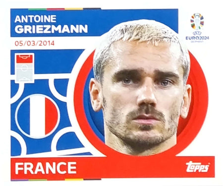 Uefa Euro Germany 2024 GRUPO D FRANCE ANTOINE GRIEZMANN Nº 20