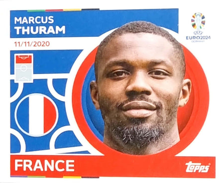 Uefa Euro Germany 2024 GRUPO D FRANCE MARCUS THURAM Nº 21