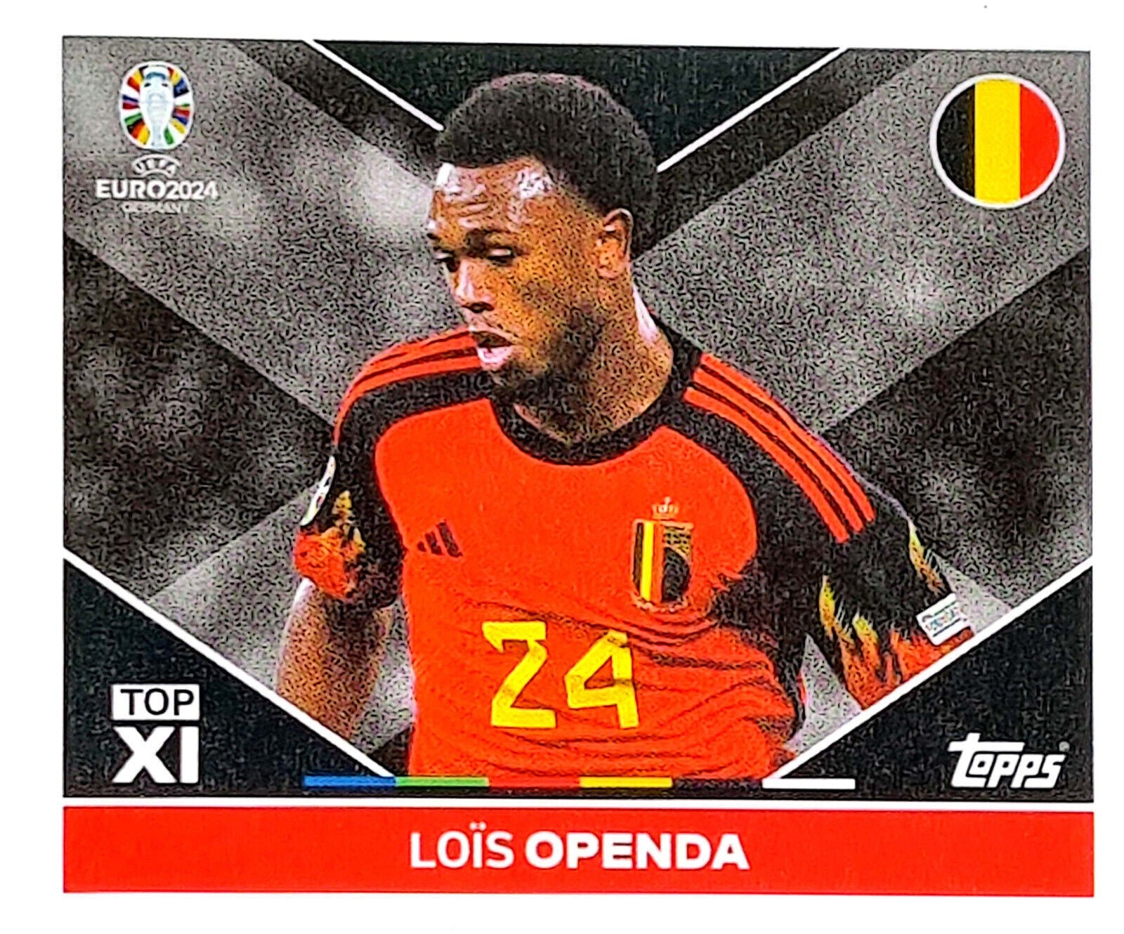 Uefa Euro Germany 2024 GRUPO E LOÏS OPENDA Nº BEL TOP 1