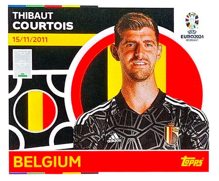 Uefa Euro Germany 2024 GRUPO E BELGIUM THIBAUT COURTOIS Nº 4
