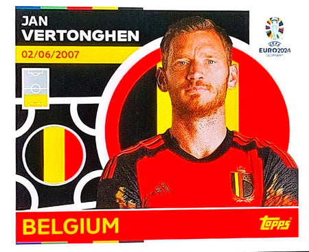 Uefa Euro Germany 2024 GRUPO E BELGIUM JAN VERTONGHEN Nº 5