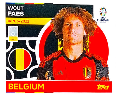 Uefa Euro Germany 2024 GRUPO E BELGIUM WOUT FAES Nº 6