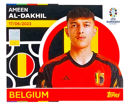 Uefa Euro Germany 2024 GRUPO E BELGIUM AMEEN AL-DAKHIL Nº 10
