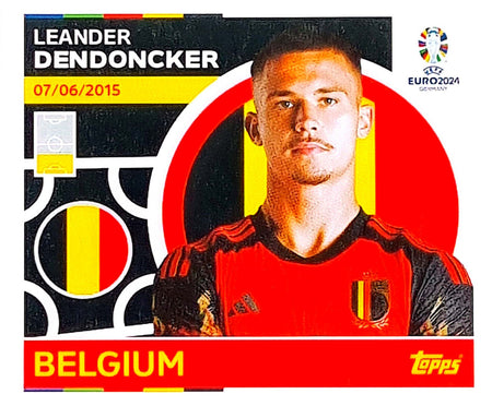 Uefa Euro Germany 2024 GRUPO E BELGIUM LEANDER DENDONCKER Nº 11