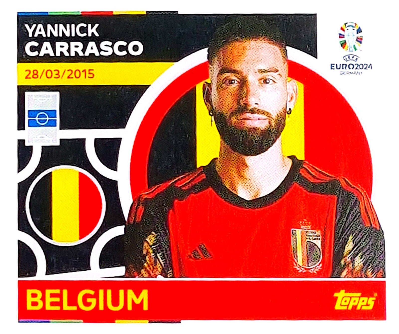 Uefa Euro Germany 2024 GRUPO E BELGIUM YANNICK CARRASCO Nº 15