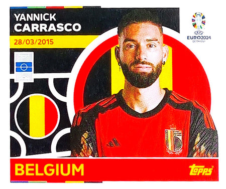 Uefa Euro Germany 2024 GRUPO E BELGIUM YANNICK CARRASCO Nº 15