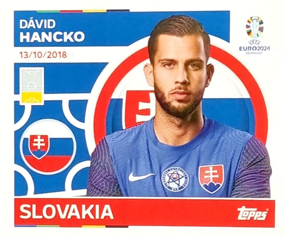 Uefa Euro Germany 2024 GRUPO E SLOVAKIA DAVID HANCKO Nº 8