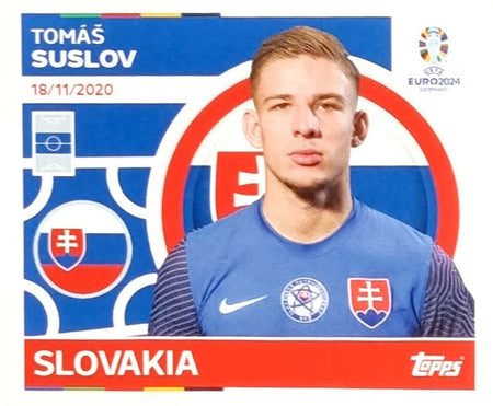 Uefa Euro Germany 2024 GRUPO E SLOVAKIA TOMAS SUSLOV Nº 15