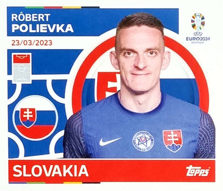 Uefa Euro Germany 2024 GRUPO E SLOVAKIA ROBERT POLIEVKA Nº 17