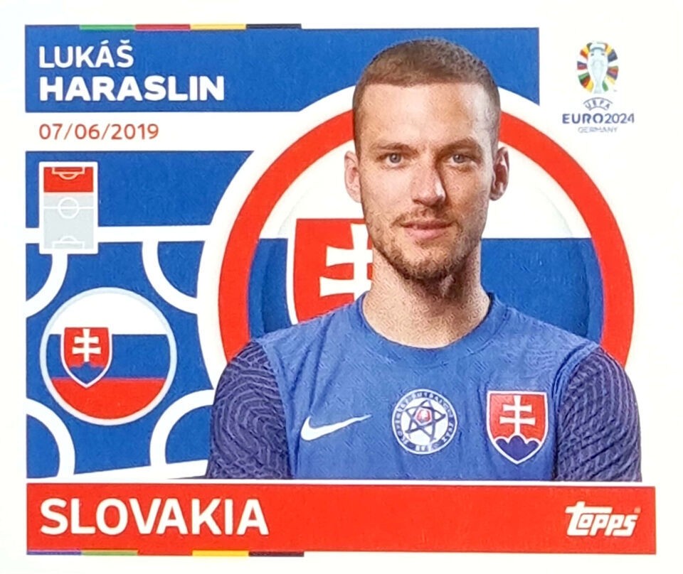 Uefa Euro Germany 2024 GRUPO E SLOVAKIA LUKAS HARASLIN Nº 19