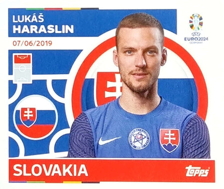 Uefa Euro Germany 2024 GRUPO E SLOVAKIA LUKAS HARASLIN Nº 19