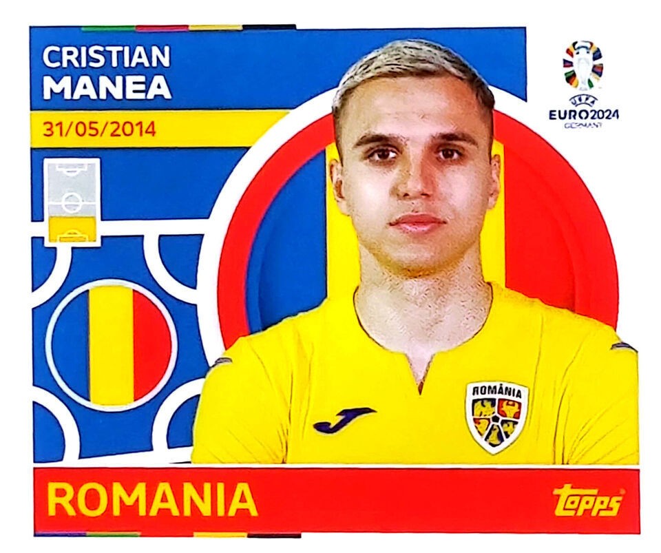 Uefa Euro Germany 2024 GRUPO E ROMANIA CRISTIAN MANEA Nº 7