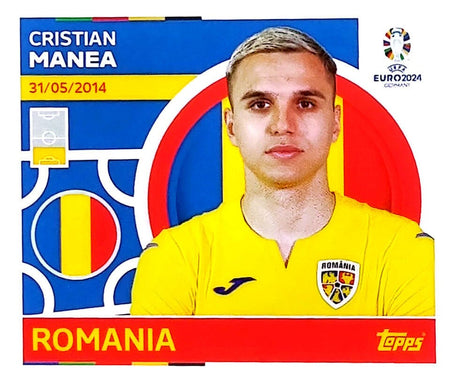 Uefa Euro Germany 2024 GRUPO E ROMANIA CRISTIAN MANEA Nº 7