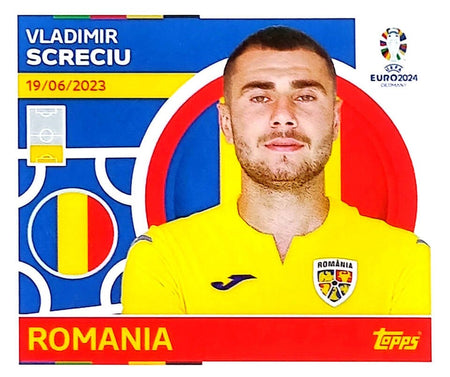 Uefa Euro Germany 2024 GRUPO E ROMANIA VLADIMIR SCRECIU Nº 8