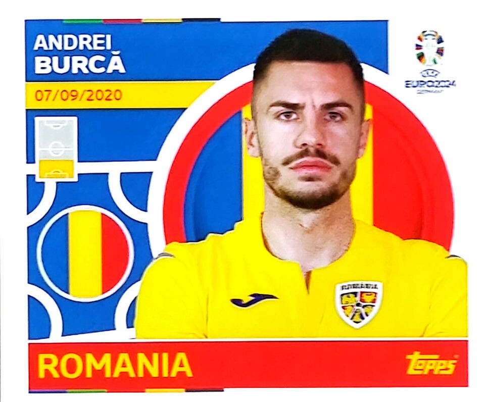 Uefa Euro Germany 2024 GRUPO E ROMANIA ANDREI BURCA Nº 10