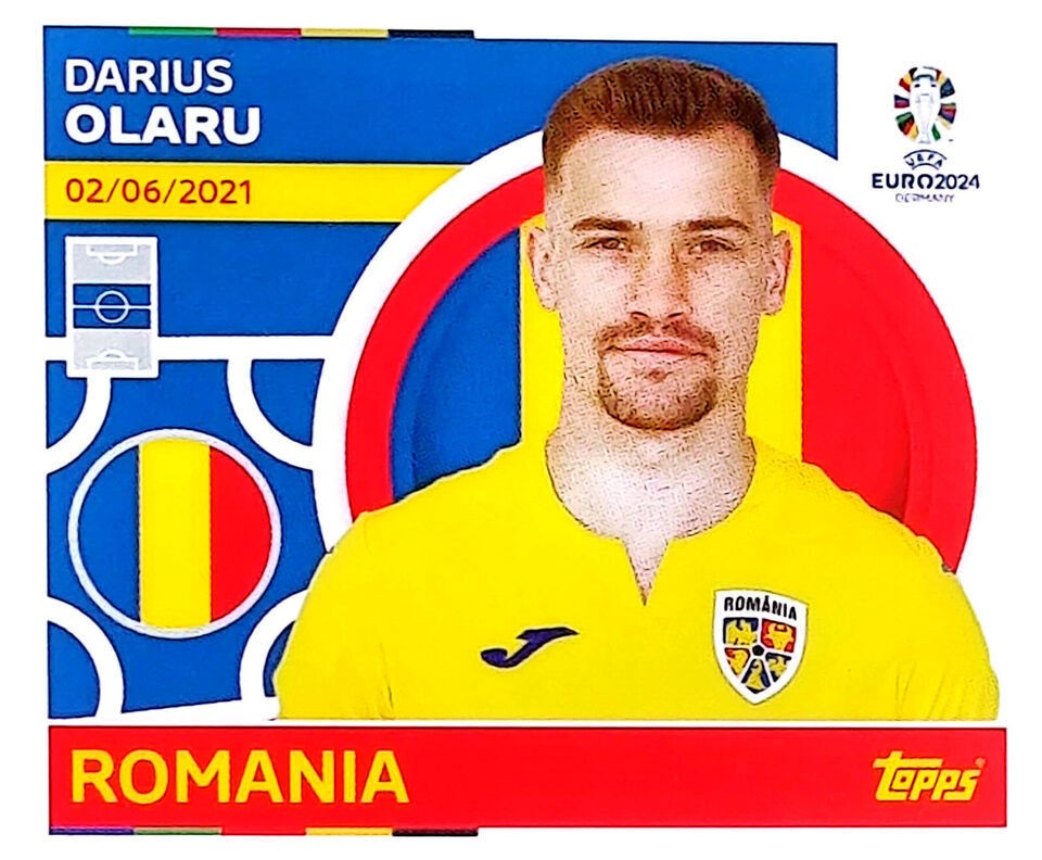 Uefa Euro Germany 2024 GRUPO E ROMANIA DARIUS OLARU Nº 13