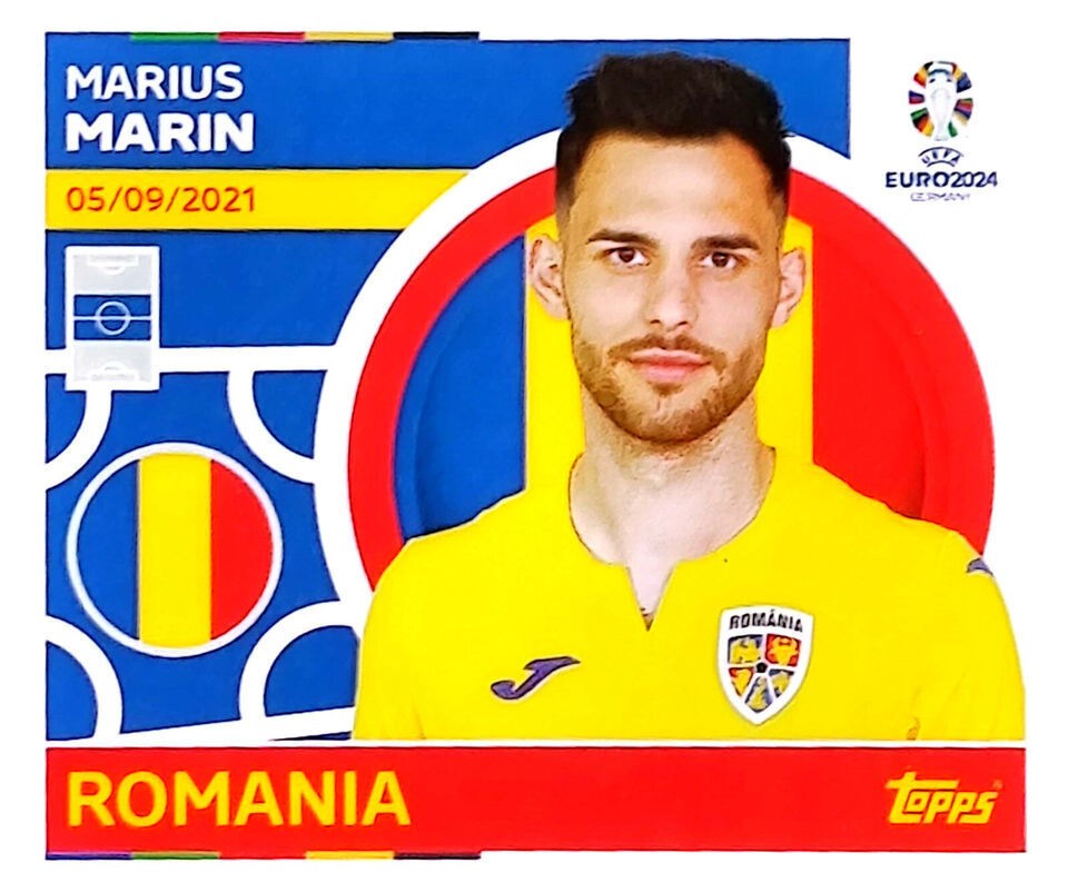 Uefa Euro Germany 2024 GRUPO E ROMANIA MARIUS MARIN Nº 16