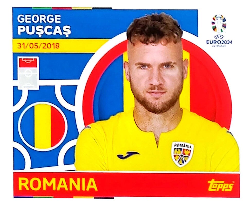 Uefa Euro Germany 2024 GRUPO E ROMANIA GEORGE PUSCAS Nº 17