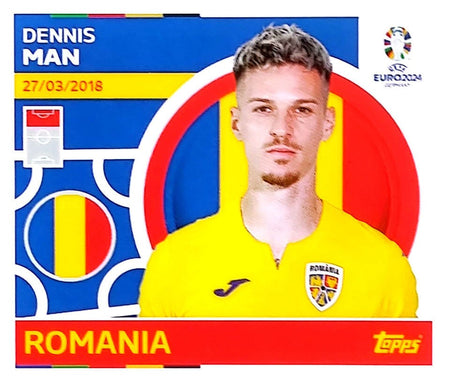 Uefa Euro Germany 2024 GRUPO E ROMANIA DENNIS MAN Nº 21