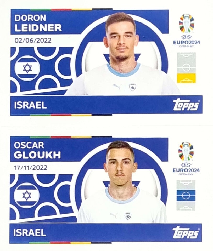 Uefa Euro Germany 2024 GRUPO E ISRAEL LEIDNER Nº 8 - 9