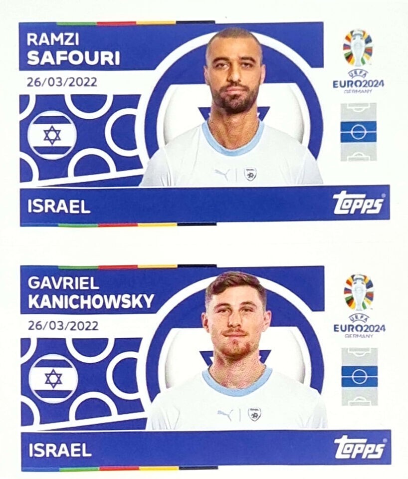 Uefa Euro Germany 2024 GRUPO E ISRAEL SAFOURI - KANICHOWSKY Nº 12 - 13
