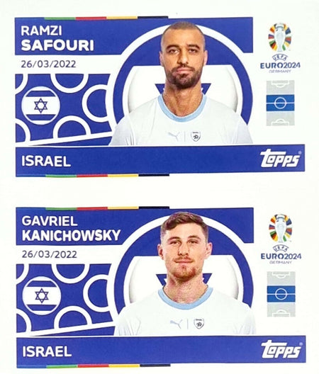 Uefa Euro Germany 2024 GRUPO E ISRAEL SAFOURI - KANICHOWSKY Nº 12 - 13