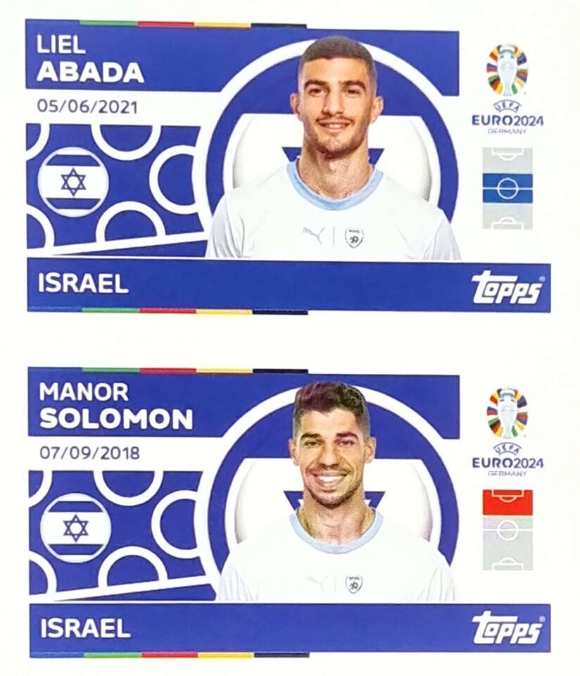 Uefa Euro Germany 2024 GRUPO E ISRAEL ABADA - SOLOMON Nº 14 - 15