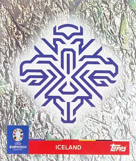 Uefa Euro Germany 2024 GRUPO E ICELAND ESCUDO Nº 1