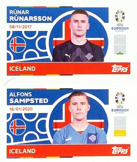 Uefa Euro Germany 2024 GRUPO E ICELAND RUNARSSON - SAMPSTED Nº 2 - 3