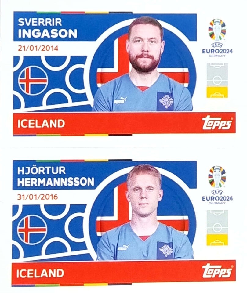 Uefa Euro Germany 2024 GRUPO E ICELAND INGASON - HERMANNSSON Nº 6 - 7