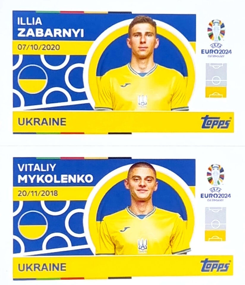 Uefa Euro Germany 2024 UKRAINE ZABARNYI - MYKOLENKO Nº 6 - 7